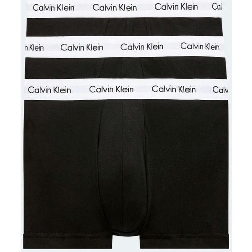 Alusvaatteet Miehet Alushousut Calvin Klein Jeans 0000U2664G 3P LR TRUNK Musta