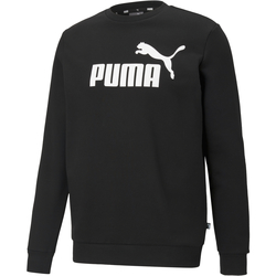 vaatteet Miehet Svetari Puma Ess Big Logo Crew Musta