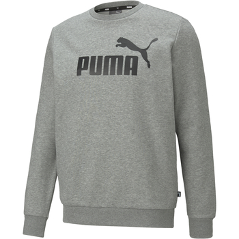 vaatteet Miehet Svetari Puma ESS Big Logo Crew Harmaa
