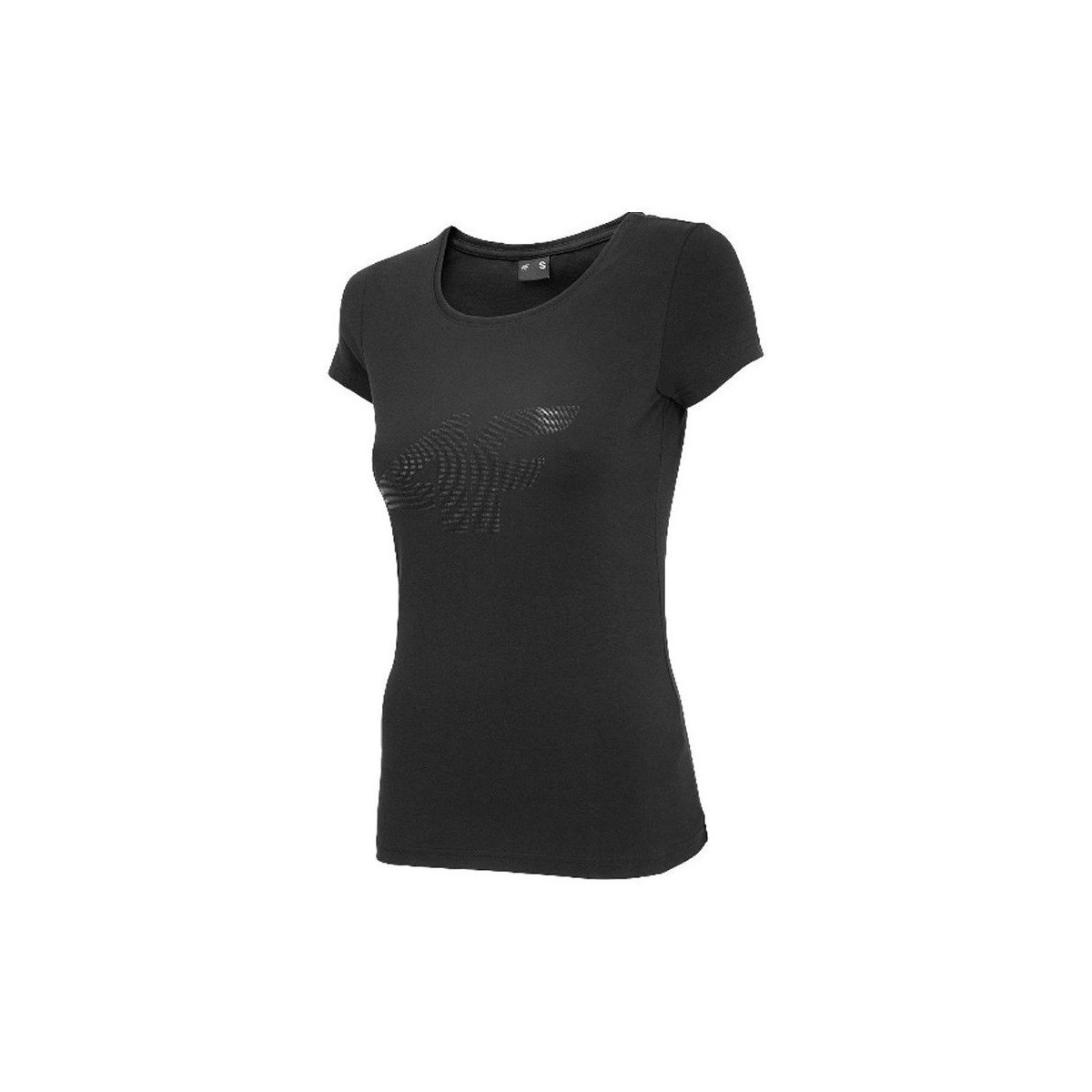 vaatteet Naiset Lyhythihainen t-paita 4F TSD005 Musta