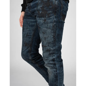 Les Hommes LKD320 512U | 5 Pocket Slim Fit Jeans Sininen
