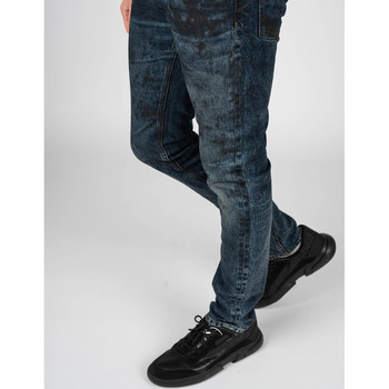 Les Hommes LKD320 512U | 5 Pocket Slim Fit Jeans Sininen