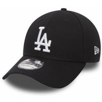 Asusteet / tarvikkeet Miehet Lippalakit New-Era Los Angeles Dodgers Essential 39THIRTY Musta