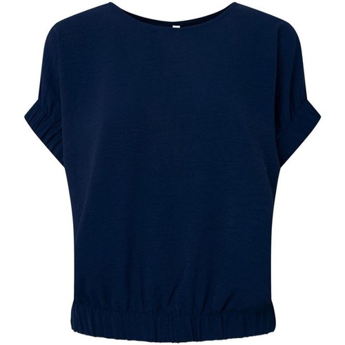 vaatteet Naiset Lyhythihainen t-paita Pepe jeans  Sininen