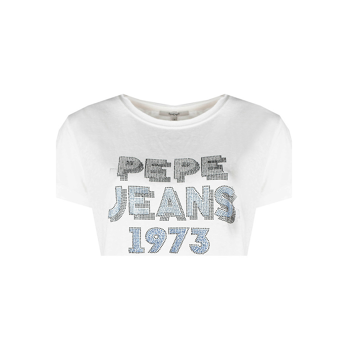 vaatteet Naiset Lyhythihainen t-paita Pepe jeans PL504817 | Bibiana Valkoinen