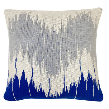 Koti Tyynyt Malagoon Wave knitted cushion blue (NEW) Sininen