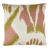 Koti Tyynyt Malagoon Ikat knitted cushion lurex pink (NEW) Vaaleanpunainen
