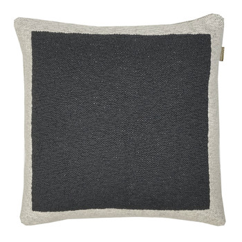 Koti Tyynyt Malagoon Solid knitted poster cushion black Musta