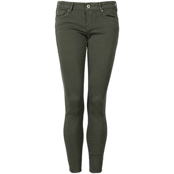 vaatteet Naiset 5-taskuiset housut Pepe jeans PL210804U918 | Soho Vihreä