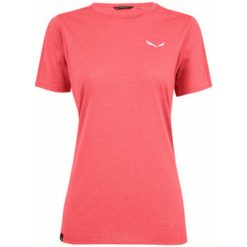 vaatteet Naiset Lyhythihainen t-paita Salewa T-shirt  Pedroc 3 Dry 27726-6087 Vaaleanpunainen