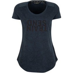 vaatteet Naiset Lyhythihainen t-paita Salewa Alpine Hemp Print T-paita 28115-3960 Sininen