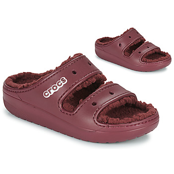 kengät Naiset Sandaalit Crocs CLASSIC COZZY SANDAL Viininpunainen