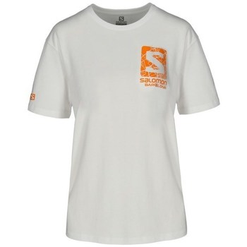 vaatteet Miehet Lyhythihainen t-paita Salomon Barcelona Valkoinen
