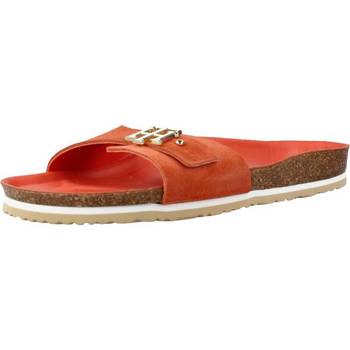 kengät Naiset Sandaalit ja avokkaat Tommy Hilfiger TH M0LDED FOOTBED FLAT S Oranssi