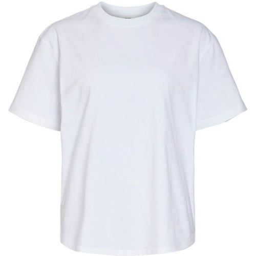 vaatteet Naiset Svetari Object Fifi T-Shirt - Bright White Valkoinen