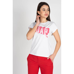 vaatteet Naiset Lyhythihainen t-paita Pinko 1V10Q8 Y81C | Annuvolare T-shirt Valkoinen