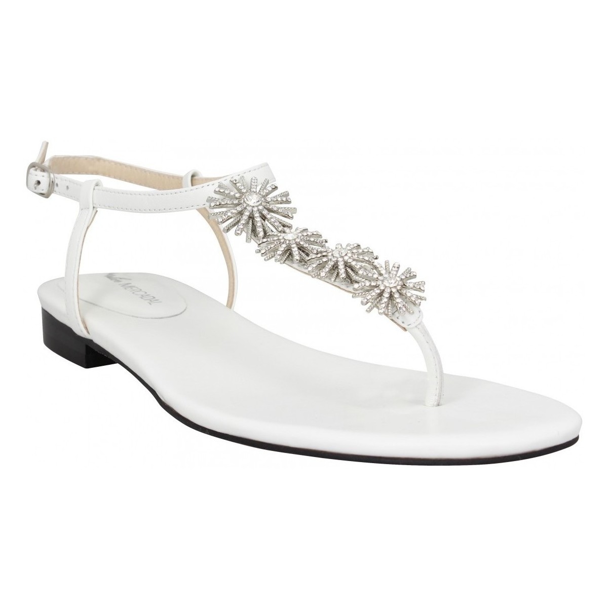 kengät Naiset Sandaalit ja avokkaat Atelier Mercadal Aphrodite Cuir Femme Blanc Valkoinen