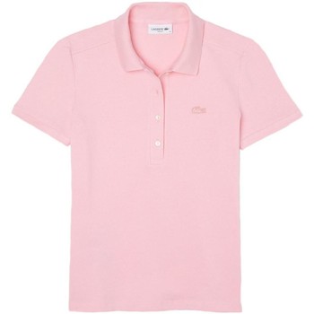 vaatteet Naiset Lyhythihainen t-paita Lacoste  Vaaleanpunainen