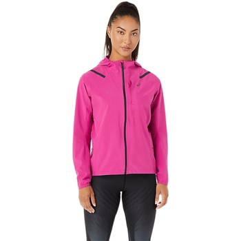 vaatteet Naiset Parkatakki Asics Accelerate Waterproof 2.0 Jacket Vaaleanpunainen