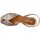 kengät Naiset Sandaalit ja avokkaat Les Venues 8416 Cuir Femme Platino Valkoinen