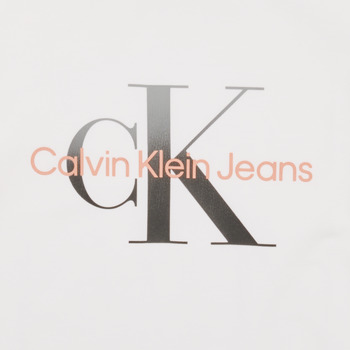 Calvin Klein Jeans GRADIENT MONOGRAM T-SHIRT Valkoinen