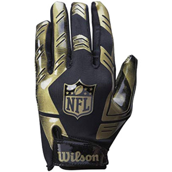 Asusteet / tarvikkeet Miehet Hanskat Wilson NFL Stretch Fit Receivers Gloves Musta
