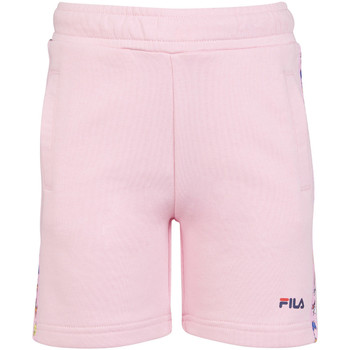 vaatteet Tytöt Shortsit / Bermuda-shortsit Fila FAK0036 Vaaleanpunainen