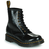 kengät Naiset Bootsit Dr. Martens 1460 Distressed Patent Musta