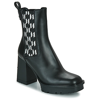 kengät Naiset Nilkkurit Karl Lagerfeld VOYAGE VI Monogram Gore Boot Musta