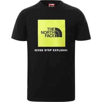 vaatteet Pojat Lyhythihainen t-paita The North Face CAMISETA NIO  NF0A3BS2 Musta