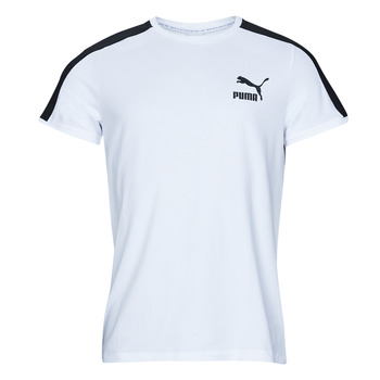 vaatteet Miehet Lyhythihainen t-paita Puma ICONIC T7 Valkoinen