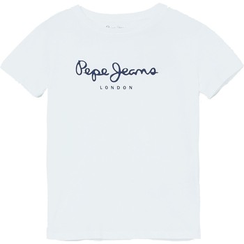 vaatteet Pojat Lyhythihainen t-paita Pepe jeans ART Valkoinen