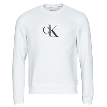 vaatteet Miehet Svetari Calvin Klein Jeans CK INSTITUTIONAL CREW NECK Musta