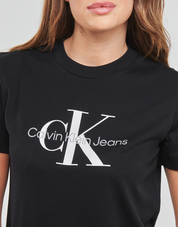 Calvin Klein Jeans CORE MONOGRAM REGULAR TEE Musta
