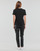 vaatteet Naiset Lyhythihainen t-paita Calvin Klein Jeans CORE MONOGRAM REGULAR TEE Musta