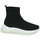 kengät Naiset Korkeavartiset tennarit Calvin Klein Jeans 2 PIECE SOLE SOCK BOOT - KNIT Musta