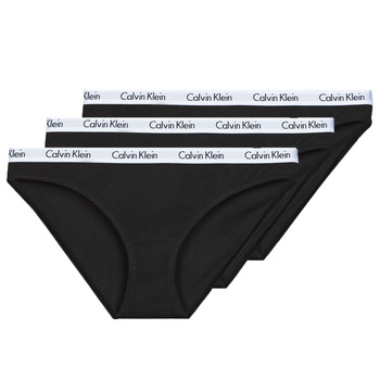Alusvaatteet Naiset Pikkuhousut Calvin Klein Jeans CAROUSEL BIKINI X3 Musta / Musta / Musta