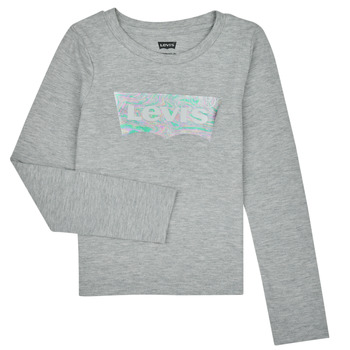 vaatteet Tytöt T-paidat pitkillä hihoilla Levi's LS BATWING TOP Harmaa