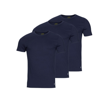 vaatteet Miehet Lyhythihainen t-paita Polo Ralph Lauren CREW NECK X3 Laivastonsininen / Laivastonsininen / Laivastonsininen