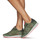 kengät Naiset Matalavartiset tennarit Philippe Model TROPEZ X LOW WOMAN Khaki / Vaaleanpunainen