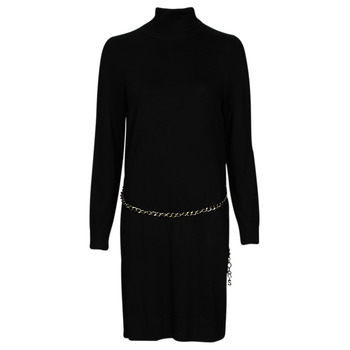 vaatteet Naiset Lyhyt mekko MICHAEL Michael Kors TRTLNK MK CHRM BLT MINI Musta