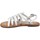 kengät Lapset Sandaalit ja avokkaat Kickers Dixon Cuir Enfant Blanc Argent Valkoinen