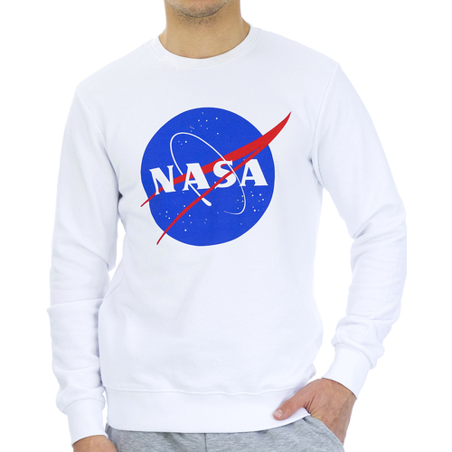 vaatteet Miehet Svetari Nasa NASA11S-WHITE Valkoinen