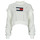 vaatteet Naiset Neulepusero Tommy Jeans TJW OVRSZD FLAG STITCH SWEATER Valkoinen