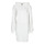 vaatteet Naiset Lyhyt mekko Tommy Jeans TJW TOMMY SIGNATURE HOODIE DRESS Valkoinen