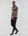 vaatteet Miehet Lyhythihainen t-paita Versace Jeans Couture 73GAH6S0-G89 Musta / Valkoinen / Keltainen