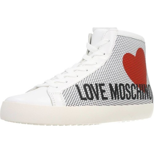 kengät Naiset Tennarit Love Moschino SNEAKERD.CASSE25 Valkoinen