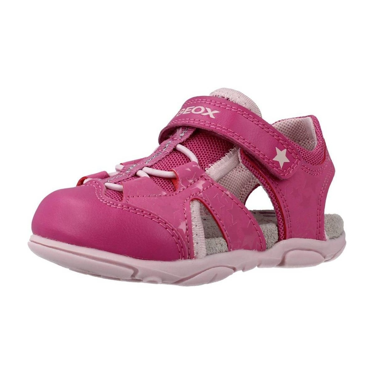 kengät Tytöt Sandaalit ja avokkaat Geox B SANDAL AGASIM GIRL Vaaleanpunainen