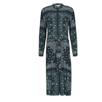 vaatteet Naiset Pitkä mekko Tommy Hilfiger BANDANA VIS MIDI SHIRT DRESS LS Laivastonsininen