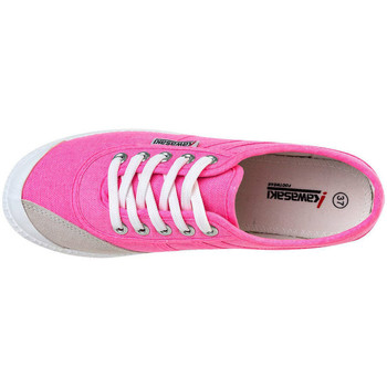 Kawasaki Original Neon Canvas Shoe K202428 4014 Knockout Pink Vaaleanpunainen